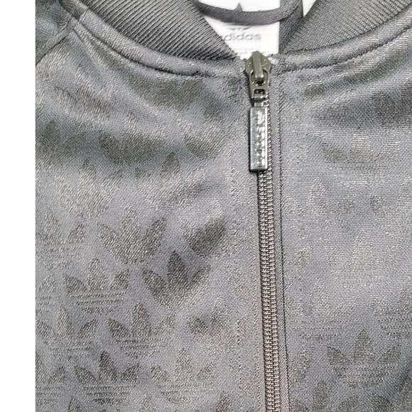 Adidas Jacket Womens X-Large Monogram Black Track Jacket Athletic NWT $85 Retail - Picture 5 of 8